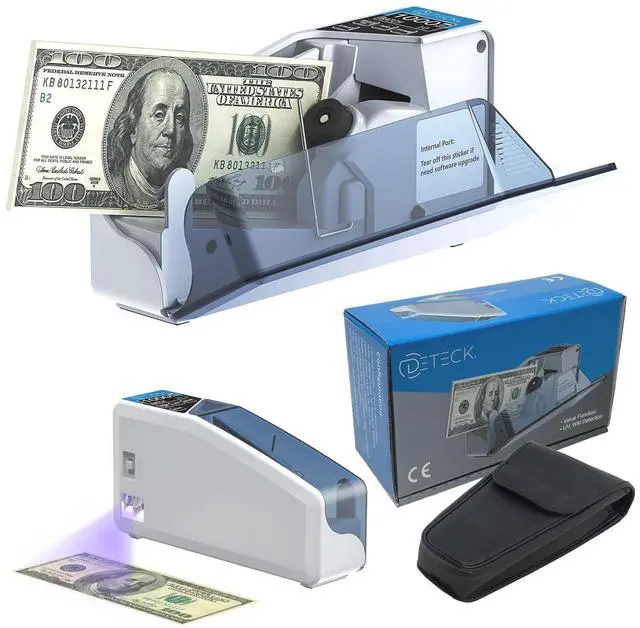Main image of DT5S Portable Money Counter Machine with Counterfeit Detection UV/WM - Handy Currency Counting Quantity of Bills only, for Small Cash Counting Machine
