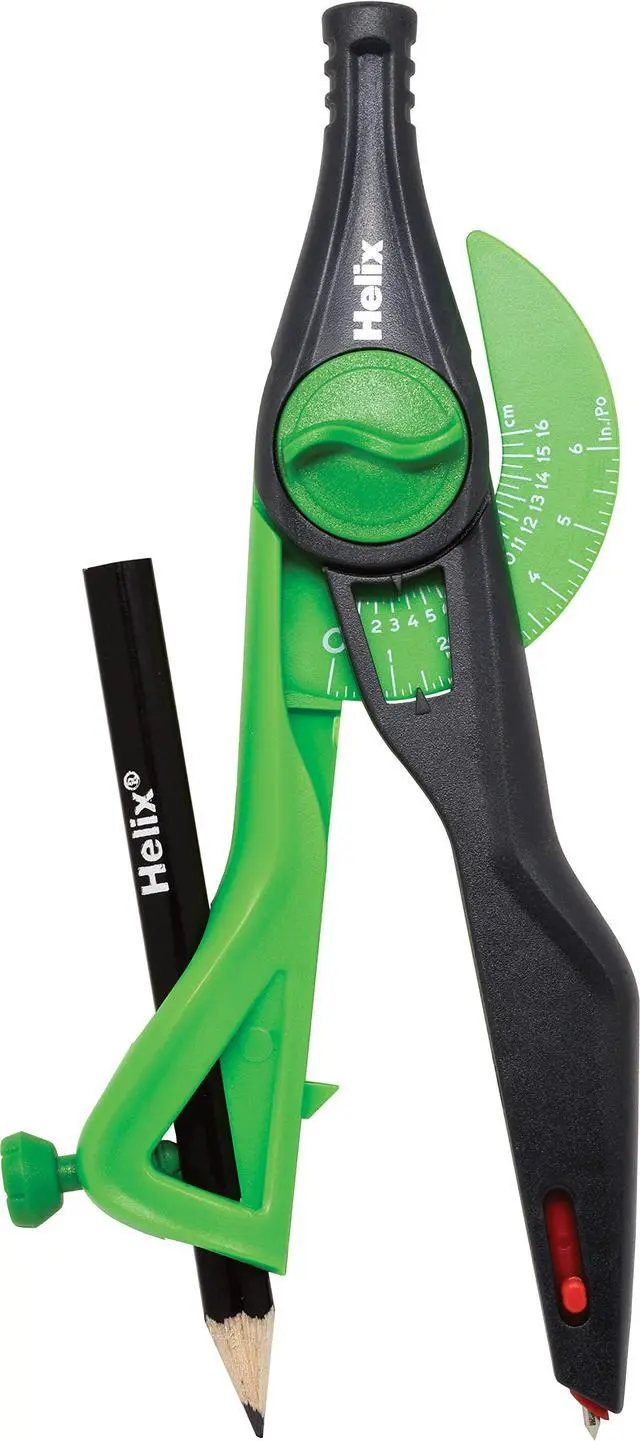 Alt view image 3 of 5 - Maped - Plastic Locking Compass with Universal Holder - Precision Drawing - Enhanced Safety - Durable Design - Bulk Pack of 50 - Draws up to 12 Inch Diameter Circle | Precision Drafting Tool - Enhance