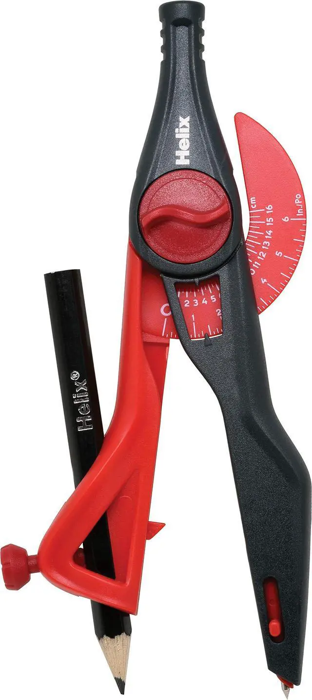 Alt view image 5 of 5 - Maped - Plastic Locking Compass with Universal Holder - Precision Drawing - Enhanced Safety - Durable Design - Bulk Pack of 50 - Draws up to 12 Inch Diameter Circle | Precision Drafting Tool - Enhance