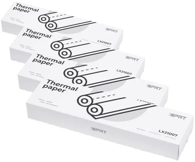 Main image of A4 Thermal Paper 2 Rolls - 8.3 x 11.7 Inch Thermal Paper(8.3'' Width), Compatible with MT890/HPRT MT810/M08F/ITP01/ITP04, BPA Free&Support Contract, Picture, Etc - 210mm (Pack of 4)