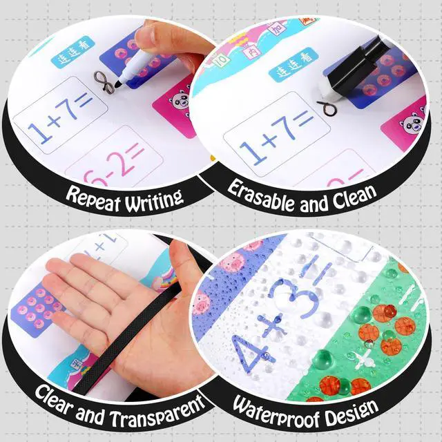 Alt view image 5 of 6 - 150 Pcs Dry Erase Pockets Bulk Reusable Job Ticket Holders Clear Plastic Sleeve Protector Work Order Sleeve Shop Ticket Holder for Teacher Week Gift Office Supply(11.5 x 12.5'',Black)