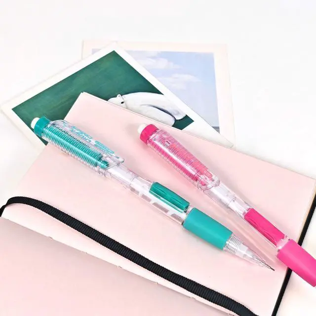 Alt view image 6 of 6 - Crown Dazzle 0.5 mm Mechanical Pencils, HB Lead, 24-Box | fine point, click-advance, refillable, Eraser under cap, fine writing, notes, tests