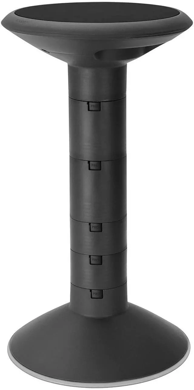 Main image of Active Tilt Stool Ergonomic Seating for Flexible Office Space and Standing Desks, Adjustable 12-24 Inch Height, Black (00320A01C)
