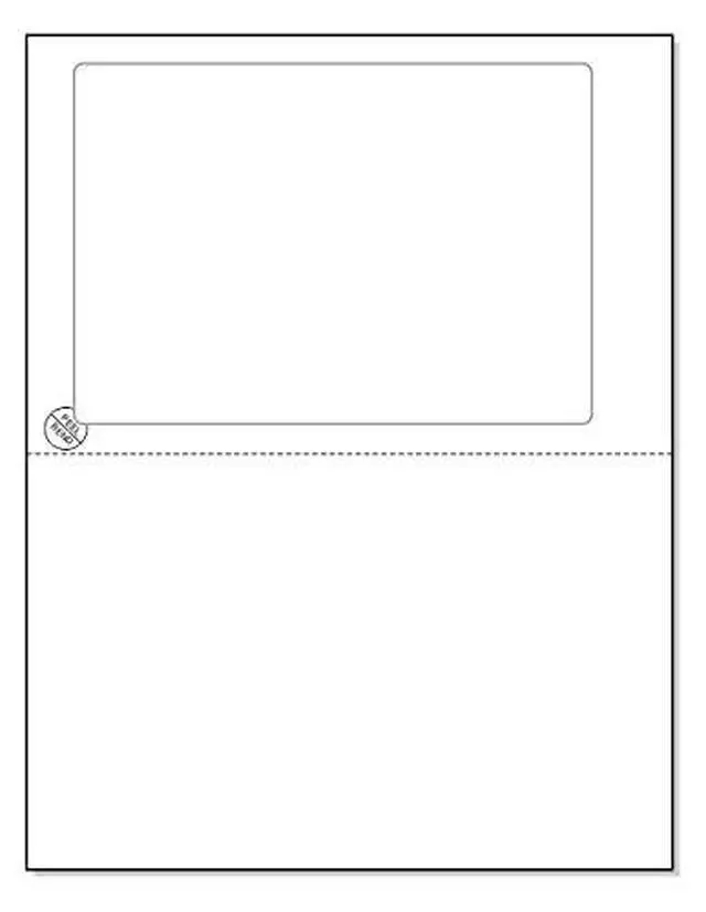 Alt view image 2 of 6 - 500 Sheets Click Ship Integrated Labels with Tear Off Receipt, Designed for Printing Online Labels. 8-1/2" x 11" Sheet with one Label 6.8125" x 4.75", Use for USPS, Ebay, Paypal, ETC