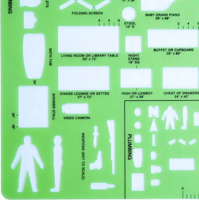 Alt view image 2 of 3 - Drawing Template (Case of 10 Templates)