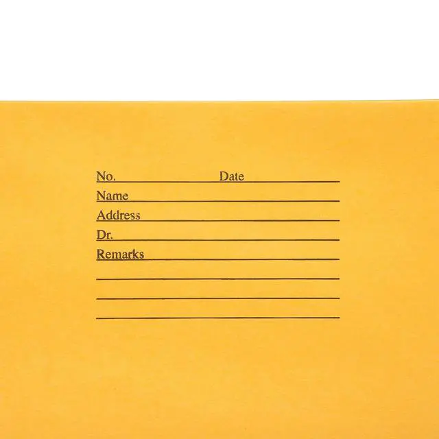 Alt view image 4 of 6 - Negative Preserver Envelope | 10-½ x 12-½ | Box of 500 | Made in the USA | Heavy Duty Preprinted X-Ray Jacket | Offset Thumb Cut | Ideal for Radiology Departments and Medical Offices