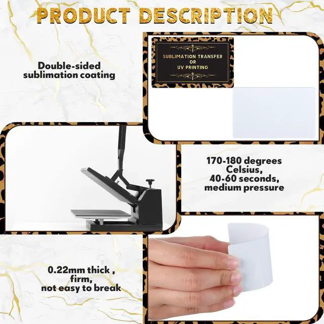 Alt view image 3 of 6 - 1000 Pcs White Sublimation Business Card Blanks Double Sides Aluminum Sublimation Name Cards Blanks for Office Business DIY Printing Engrave Photo ID Badge Gifts