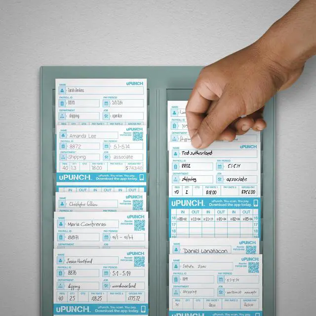 Alt view image 3 of 4 - 300 Time Cards for FN1000 AutoAlign Time Clock