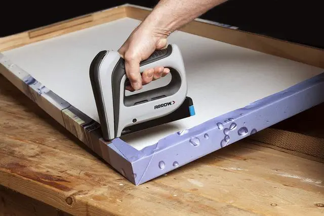 Alt view image 2 of 2 - Arrow T50DCD Heavy Duty Cordless Electric Staple Gun, Battery Powered Stapler for Upholstery, Furniture, Office, Decorating, Fits 1/4", 5/16, 3/8", or 1/2" Staples