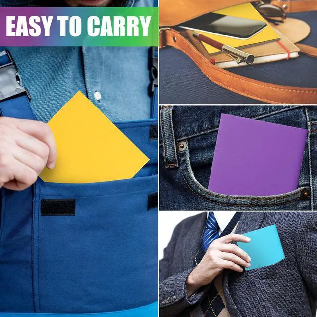 Alt view image 4 of 6 - 300 Pack Mini Notebooks Bulk Small Notepad Unlined Journals Pocket Blank Sketchbooks Kids Students Gifts Back to School Supplies 4 x 4 Inch 24 Sheets(Colorful)