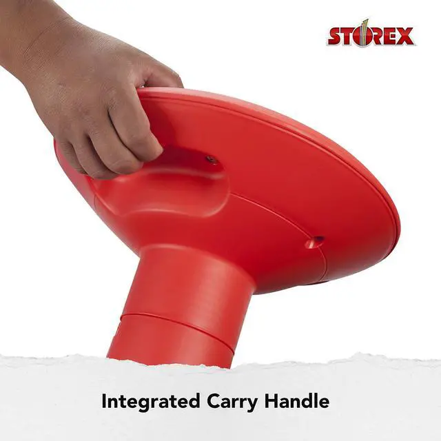 Alt view image 6 of 6 - Active Tilt Stool Ergonomic Seating for Flexible Office Space and Standing Desks, Adjustable 12-24 Inch Height, Red (00324A01C)