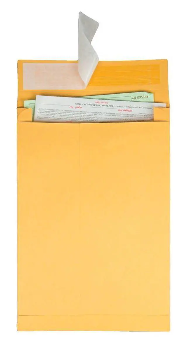 Alt view image 2 of 6 - Expansion Envelopes, Plain, 40 lbs., 10 x 13 x 2 Inches, 25 per Pack, Kraft (93336), Light Brown (Pack of 4)