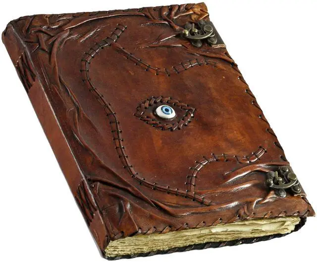 Main image of XXXL 22X14 Hocus Pocus Book of Spells Hocus Pocus Spell book Prop Gifts Halloween Decorations Decor Leather Journal Writing Book Of shadow Best Christmas Gifts For Men And Women
