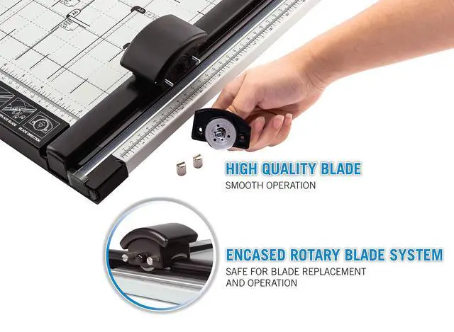 Alt view image 6 of 6 - 18 inch DC-2A3N Premium Rotary Paper Trimmer, Metal Base, 15 Sheet Cutting Capacity