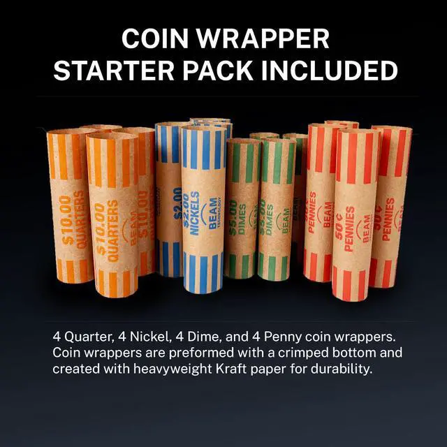 Alt view image 6 of 6 - Electric Coin Sorter, 1 Row with Value Counting, Patented Anti-Jam Technology
