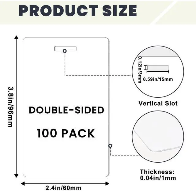 Alt view image 2 of 6 - 100 Pcs Sublimation id Badge Blanks Metal Luggage Tags Double Sided 1mm Aluminum Bag Tags with Strap Name id Card Keychains Blanks Bulk Sublimation Products Items Gifts 3.8"x2.4"