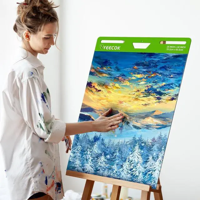 Alt view image 4 of 6 - Super Sticky Easel Pad, 25 x 30 Inches, 30 Sheets/Pad, 10 Pads (300 Sheets), Thick 100gsm Flip Chart Paper, Self-Stick Anchor Chart for Teachers, Office Training & Hybrid Meetings