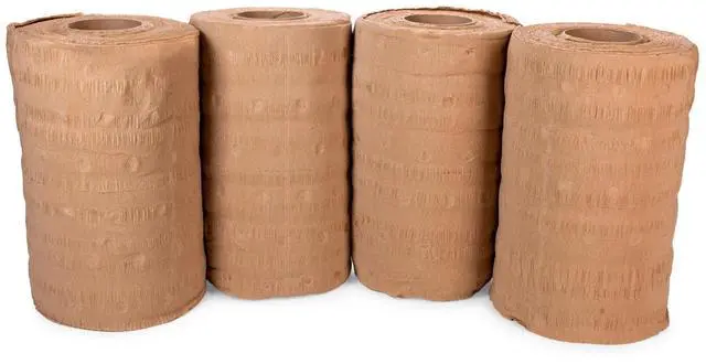 Main image of 12" x 25' EcoMax Kraft Paper Cellulose Wadding (4 Rolls) - Cushioning Wrapping and Box Void Filling - Soft and Gentle Packing for Shipping, Moving, and Storing Fragile Items