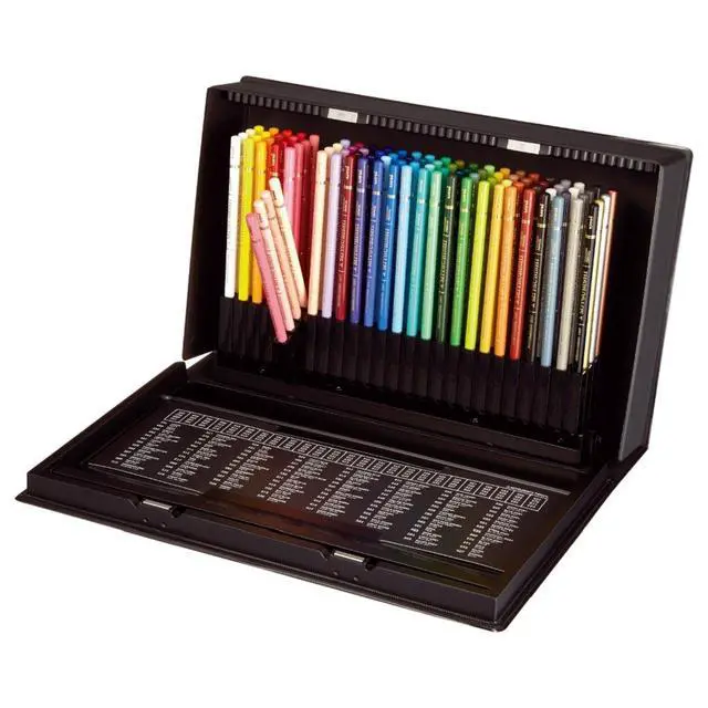 Alt view image 3 of 6 - Mitsubishi Pencil Uni Colored Pencils 100 Colors Set