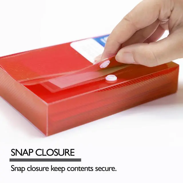 Alt view image 4 of 6 - 3 x 5 In Index Card Case, 5-Tab Dividers, Holds 100, 36-Case | 5-tab dividers and a snap closure that holds up to 100 cards