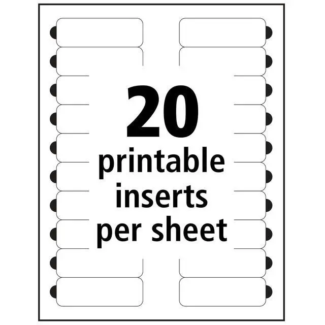 Alt view image 3 of 6 - Reusable Magnetic Professional Name Badge System, 1" x 3" Gold Name Tags, 10 Identification Badges, 80 Inkjet Printable Inserts, Design Software Included (71203)