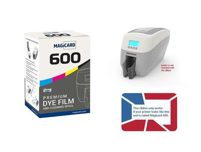 Alt view image 3 of 4 - 2 x Magicard 600 Printer MB250YMCKOK Color Ribbon - YMCKOK - 250 Prints Software Demo Card