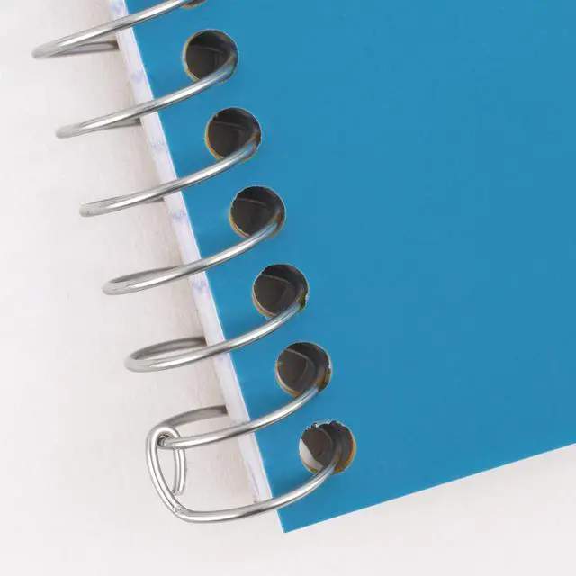 Alt view image 6 of 6 - Small Spiral Notebooks, 6 Pack, 5 Subject, College Ruled Paper, 180 Sheets, Small, 9-1/2" x 6", Amethyst Purple, Sedona Orange, Seaglass Green, Tidewater Blue, Gray, Black (73527)