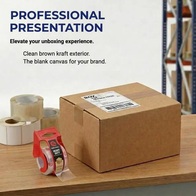 Alt view image 3 of 6 - 24x12x6 Flat Corrugated Boxes, Flat, 24L x 12W x 6H, Pack of 20 | Shipping, Packaging, Moving, Storage Box for Home or Business, Strong Wholesale Bulk Boxes | Flat Boxes Holds 65lbs, 24x12x6 20-Pk for