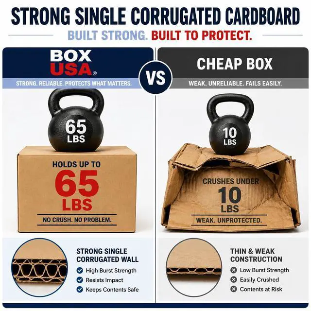 Alt view image 4 of 6 - 24x12x6 Flat Corrugated Boxes, Flat, 24L x 12W x 6H, Pack of 20 | Shipping, Packaging, Moving, Storage Box for Home or Business, Strong Wholesale Bulk Boxes | Flat Boxes Holds 65lbs, 24x12x6 20-Pk for