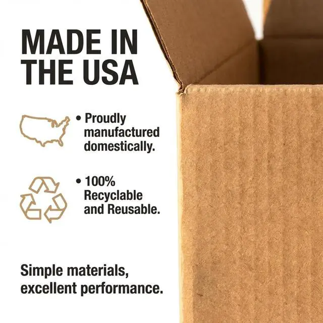 Alt view image 6 of 6 - 24x12x6 Flat Corrugated Boxes, Flat, 24L x 12W x 6H, Pack of 20 | Shipping, Packaging, Moving, Storage Box for Home or Business, Strong Wholesale Bulk Boxes | Flat Boxes Holds 65lbs, 24x12x6 20-Pk for