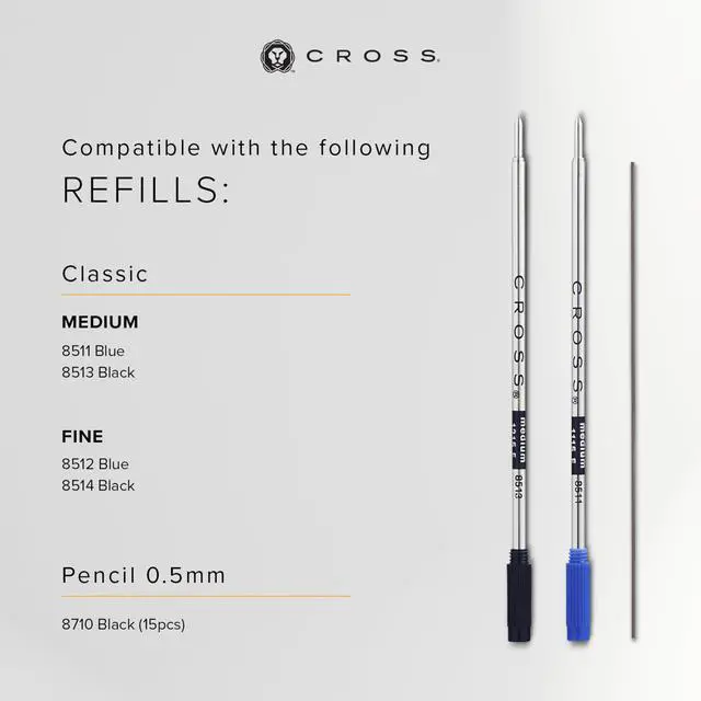 Alt view image 6 of 6 - Coventry Black Lacquer Pen and Pencil Gift Set