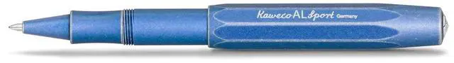 Main image of AL SPORT Rollerball Stonewashed Blue I Gel/Ballpoint Pen Including 0.7 mm Rollerball Pen Refill in Classic Design with Ceramic Ball I Premium Aluminium Gel Roller 13 cm