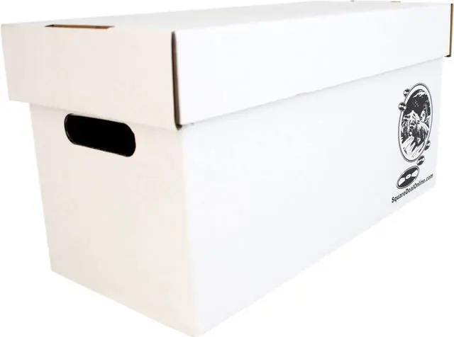 Alt view image 2 of 6 - Durable Set of 10 - 7 inch Vinyl Record Storage Boxes - Sturdy Cardboard Construction with Removable Lid - Holds Up to 200 Records Each - Built Tough for Long-Term, Secure Archival Storage - #07BC09