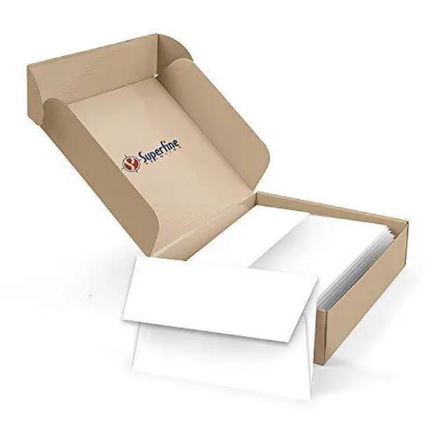 Alt view image 2 of 4 - A2 White Invitation Envelopes (4 3/8" x 5 3/4") Fits 4.25 x 5.5 Inch Invitation Photo Wedding Announcement - Bulk Pack of 1000 Envelopes