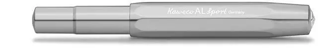 Alt view image 2 of 6 - AL SPORT Rollerball Raw I Gel/Ballpoint Pen Including 0.7 mm Rollerball Pen Refill in Classic Design with Ceramic Ball I Premium Aluminium Gel Roller 13 cm