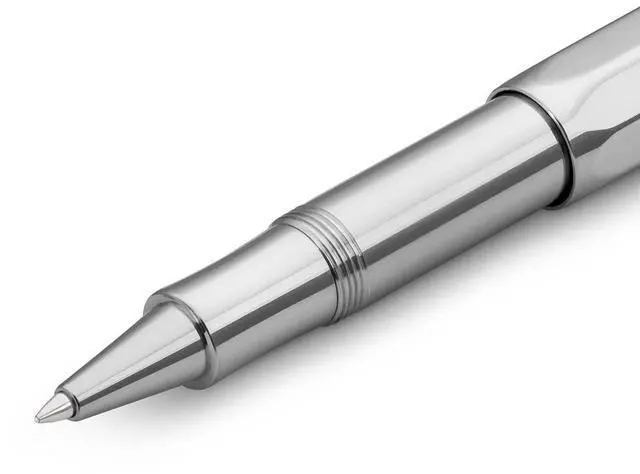 Alt view image 4 of 6 - AL SPORT Rollerball Raw I Gel/Ballpoint Pen Including 0.7 mm Rollerball Pen Refill in Classic Design with Ceramic Ball I Premium Aluminium Gel Roller 13 cm