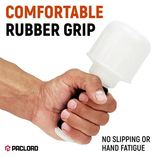Alt view image 4 of 6 - Stretch Wrap Plastic Handle with Rubber Grip, Pack of 6 | Ergonomic Holder and Dispenser for 3" Core Bundling Film or Hand Shrink Wrap Rolls - Perfect for Wrapping, Packing, Moving