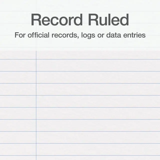 Alt view image 2 of 6 - 21300R Columnar Book,Record Ruled,300 Pages,10-3/8-Inch x8-1/8-Inch,Black