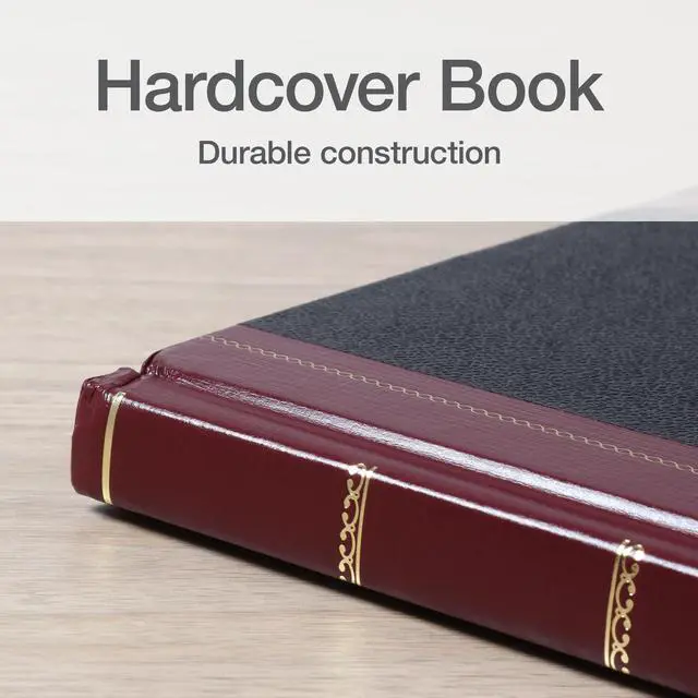 Alt view image 5 of 6 - 21300R Columnar Book,Record Ruled,300 Pages,10-3/8-Inch x8-1/8-Inch,Black