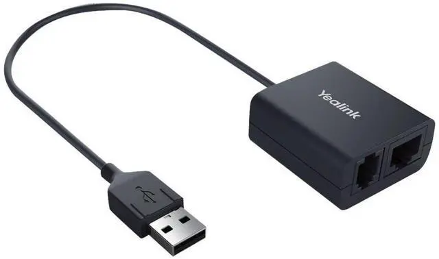 Main image of EHS40 Wireless Headset Adapter for Desk Phones T54W/T53W/T53/T58A/T57W/T48U/T48S/T46U/T46S/T43U/T42U/T42S/T41S/VP59 Compatible with Jabra, Poly, EPOS, Enables Remote Call Control, GTW Cloth