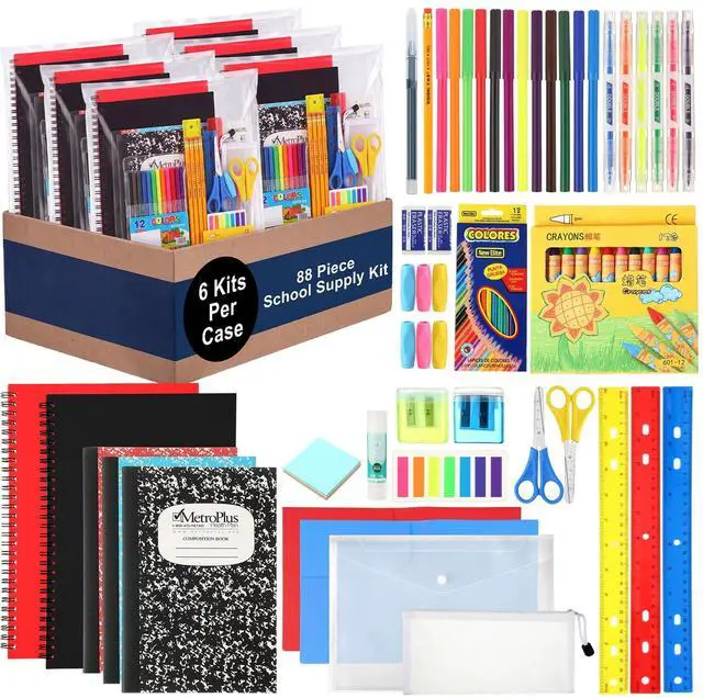Main image of 528 Pcs School Supply Kit 6 Set Per Set Back to School Supplies