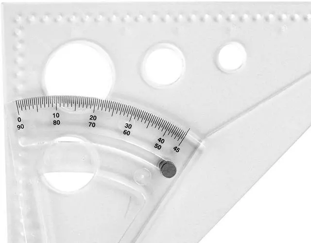 Alt view image 2 of 6 - Adjustable Triangle Scale Set, Easy to Read Markings, for Crafting, Classroom, Back to School, School Supplies, 8-Inch, 10-Pack