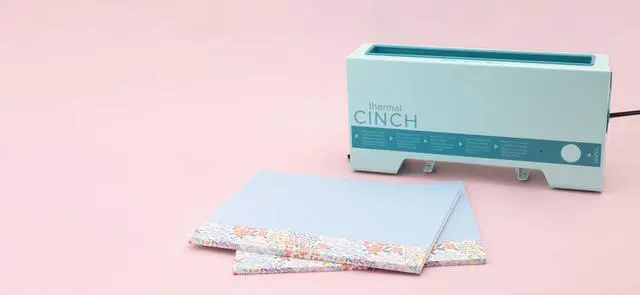Alt view image 4 of 6 - Thermal Cinch Binding Machine Mint 12 Inch, Includes Thermal Book Binding Machine, Book Spines, and Clips, Create DIY Journals, Notebooks, Scrapbooks, Photo Books, and Documents