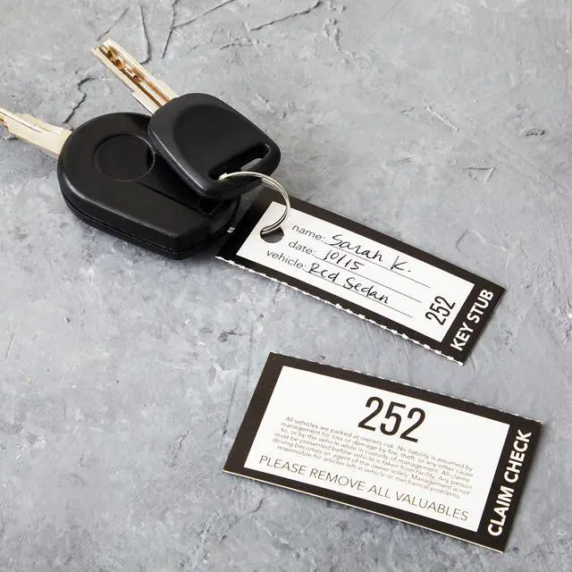 Alt view image 2 of 6 - Valet Parking Tickets - 2,000 Count (000-999), 3-Part Perforated Cardstock, 2 Boxes, 2.83 x 5.5 in - Tickets for Events & Parking Permit Hang Tags & Car Tags