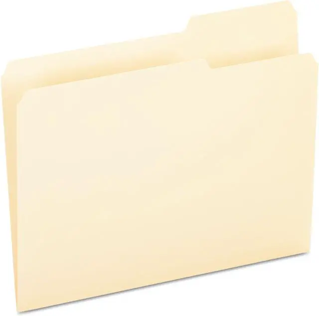 Main image of File Folders, Letter Size, Manila, 1/3 Cut, 100/BX (752 1/3-3) (Pack of 5)