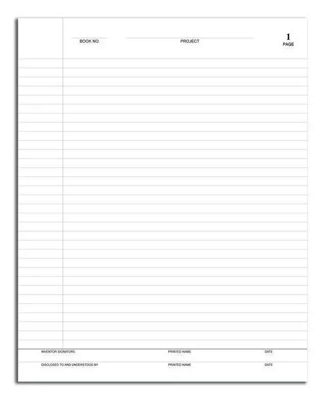 Alt view image 5 of 5 - Professional Grade Lab Notebook, Hardbound, 312 Pages | Ruled Format, Black & Burgundy Imitation Leather Cover, 8'' x 10'' - Made in USA