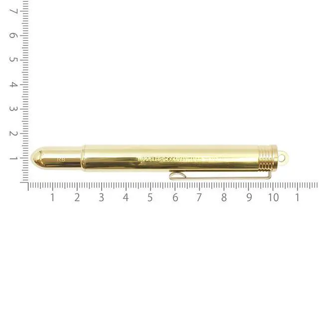 Alt view image 2 of 6 - Travelers Company 36727006 Brass Rollerball Pen, Solid Brass