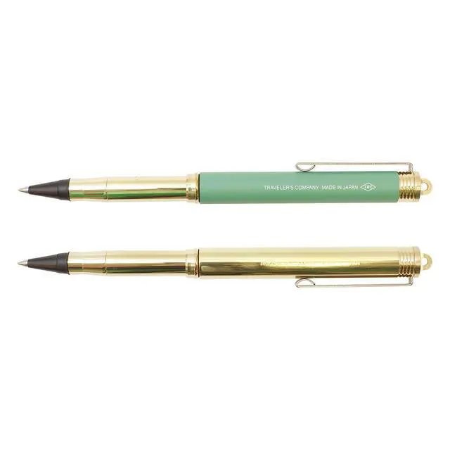 Alt view image 6 of 6 - Travelers Company 36727006 Brass Rollerball Pen, Solid Brass