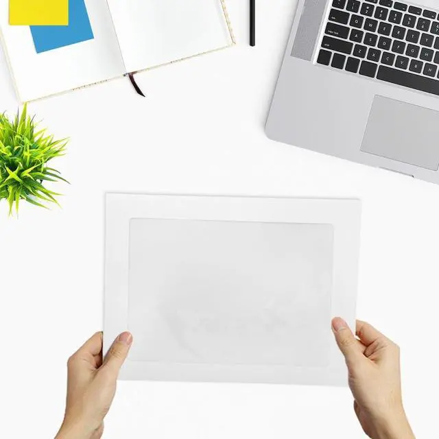 Alt view image 4 of 4 - 9 x 12 Full Face Window Envelopes | Bright White | 28lb. Text | 250 Qty
