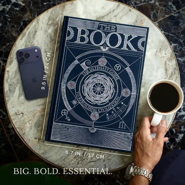 Alt view image 6 of 6 - The Book in a Gift Box: Ultimate Guide for Rebuilding Civilization - Unique Artifact - Knowledge Encyclopedia with Over 400 Pages of Detailed & Catchy Illustrations